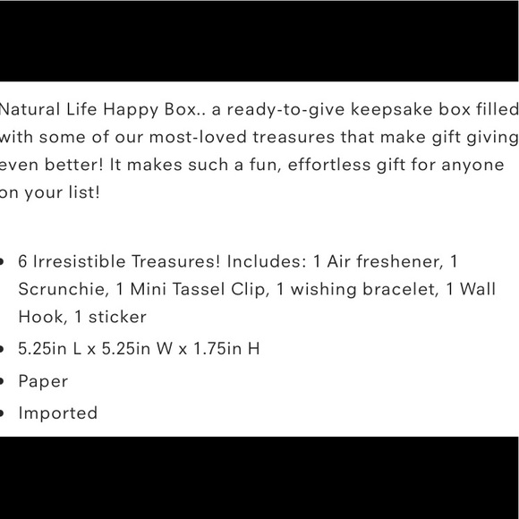 NEW keepsake boho Happy Box filled with 6 items - Picture 5 of 7